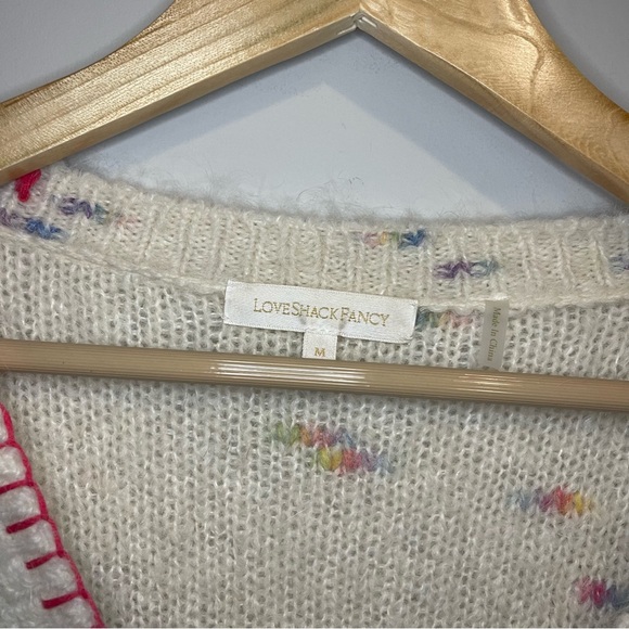 LoveShackFancy Emmanuelle cardigan in Moonrise - Picture 8 of 10